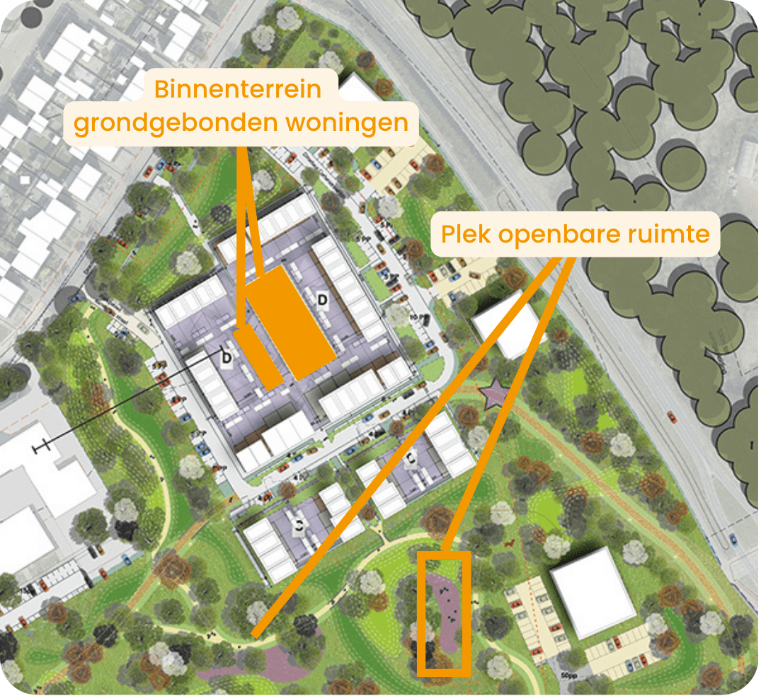 plattegrond inrichting noord